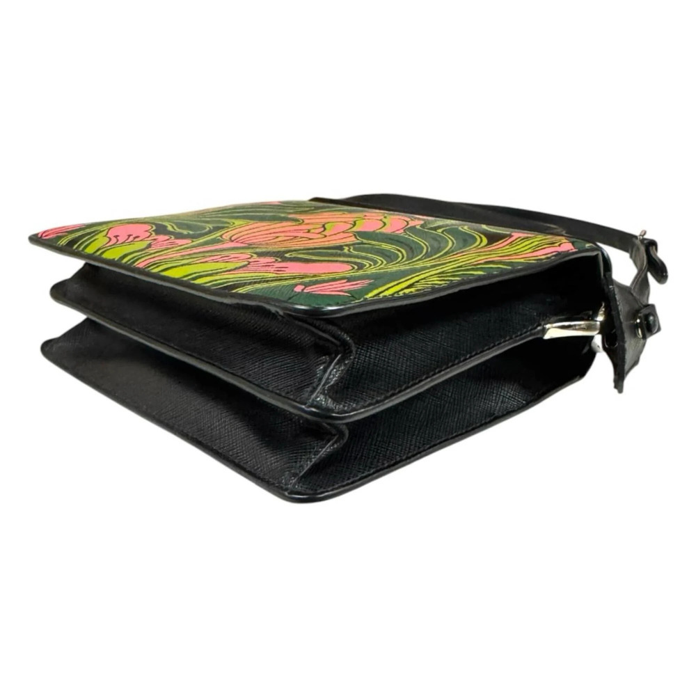 PRADA Green Leather Shoulder Bag - Picture 6 of 10